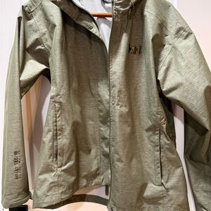 Helly Hansen Sage Green Hooded Jacket